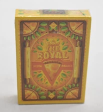 The Royal Pizza Palace Playing Cards GILDED Cheese Edition Riffle Shuffle /500