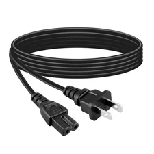 6ft Polarized AC Power Cord Figure 8 For Sony Samsung Tv Printer Laptop