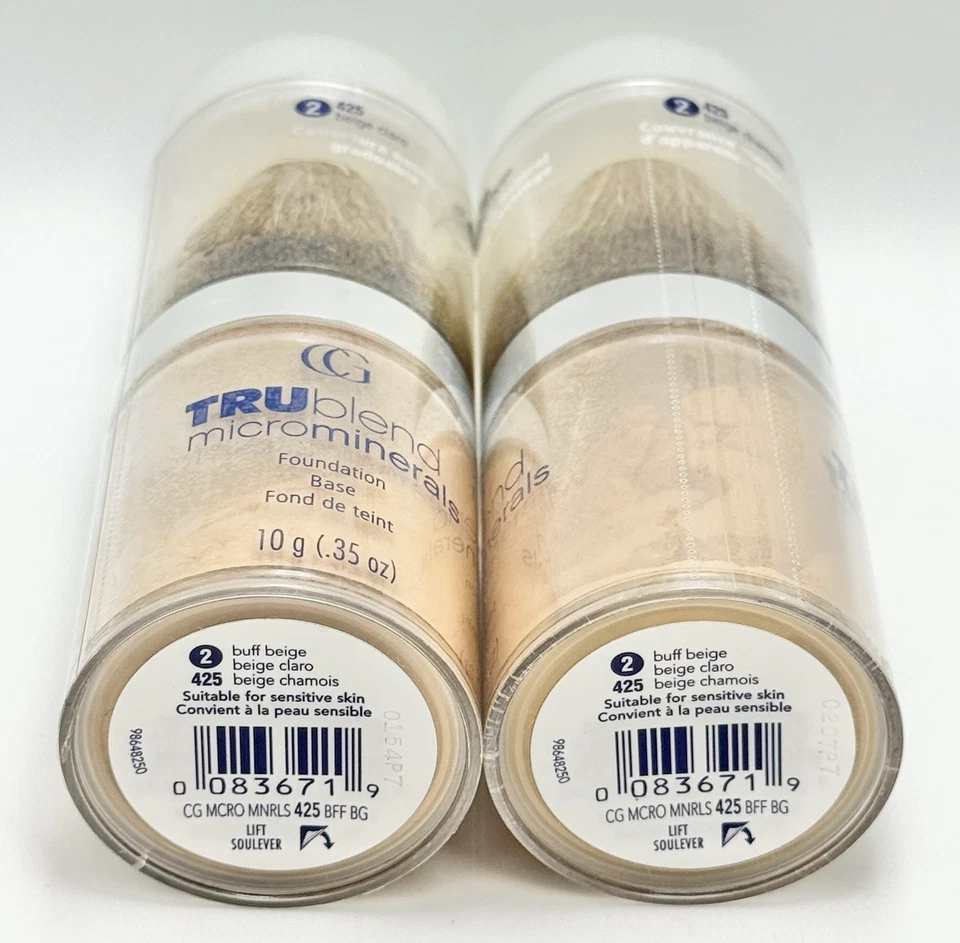 Covergirl Trublend Microminerals Foundation 425 BUFF BEIGE .35 oz. (2 Pack) - Image 3 of 3
