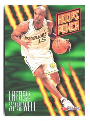 1994-95 Hoops #PR-17 Latrell Sprewell Hoops Power (Stat Power Ratings)