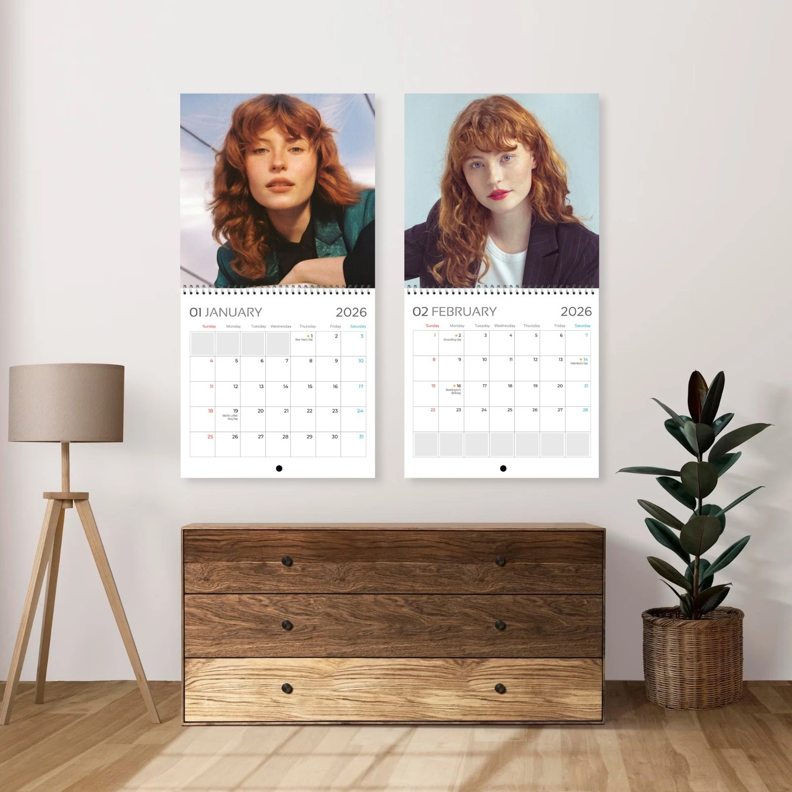Allison Ponthier 2026 Wall Calendar 12-Month Celebrity Photo Calendar