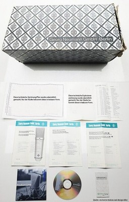 ORIGINALVERPACKUNG KARTON BOX + MANUAL für KONDENSATOR MIKROFON MICROFONE U87 Ai