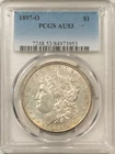 New Listing1897-O $1 MORGAN DOLLAR - PCGS AU-53, FLASHY WITH PRETTY REVERSE!