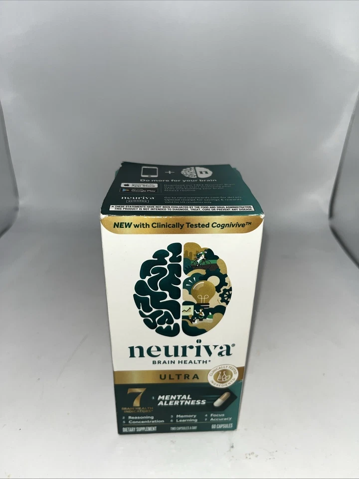Neuriva Brain Health *ультра* 60 капсул срок годности: 08/26 - Изображение 2 из 2