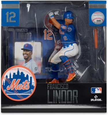 #ad Francisco Lindor New York Mets 2025 MLB Mcfarlane Legacy Figure FREE SHIPPING $49.89