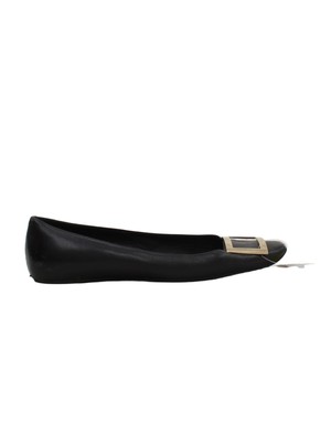 Roger Vivier flache Damenschuhe UK 6,5 schwarz 100 % andere Ballerinas