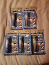 *5 PACK* Code Blue EliminX Moisture Activated Field Wipes 12ct Pocket Tube 9x10 