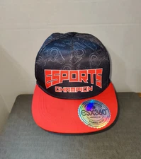 ESports Champion Baseball Hat Cap Snapback Youth ESX360 Pro Series Gaming