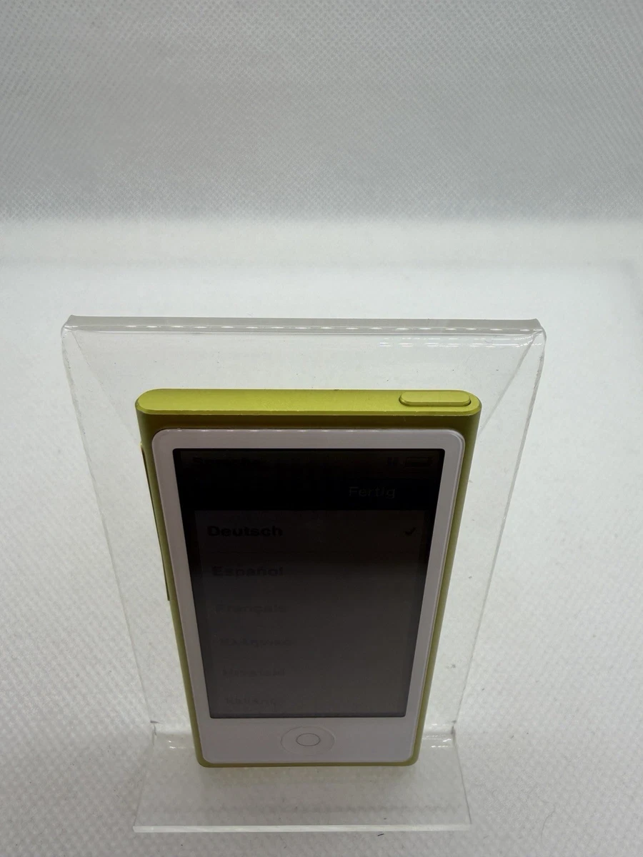 Apple iPod nano 7G 7. Generation Gelb (16GB) yellow neon Mp3 Player #4457