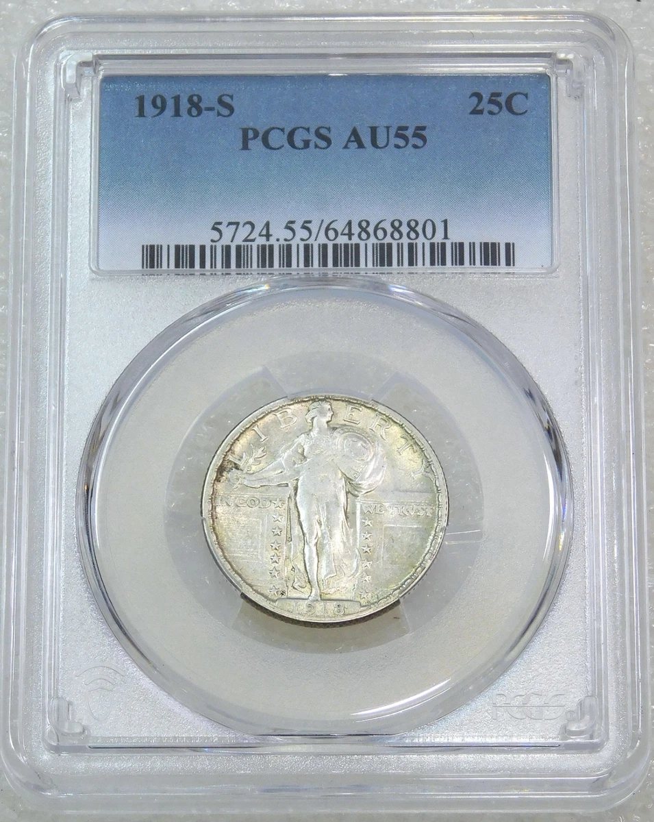 25+ 1918 Year Standing Liberty US Quarters (1916-1930) for sale