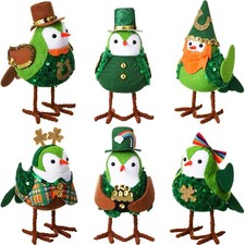 Blosssound 6 Pcs Plush Bird Decorations Bird Figurines Doll Table Ornament 6 ...
