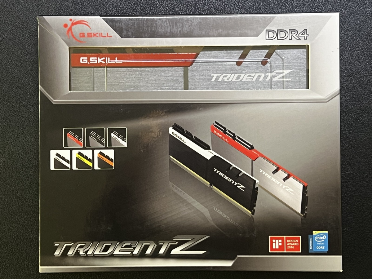 G. SKILL Trident Z RGB 16GB DDR4 3200 MHz PC4-17000 (F4-3200C16D
