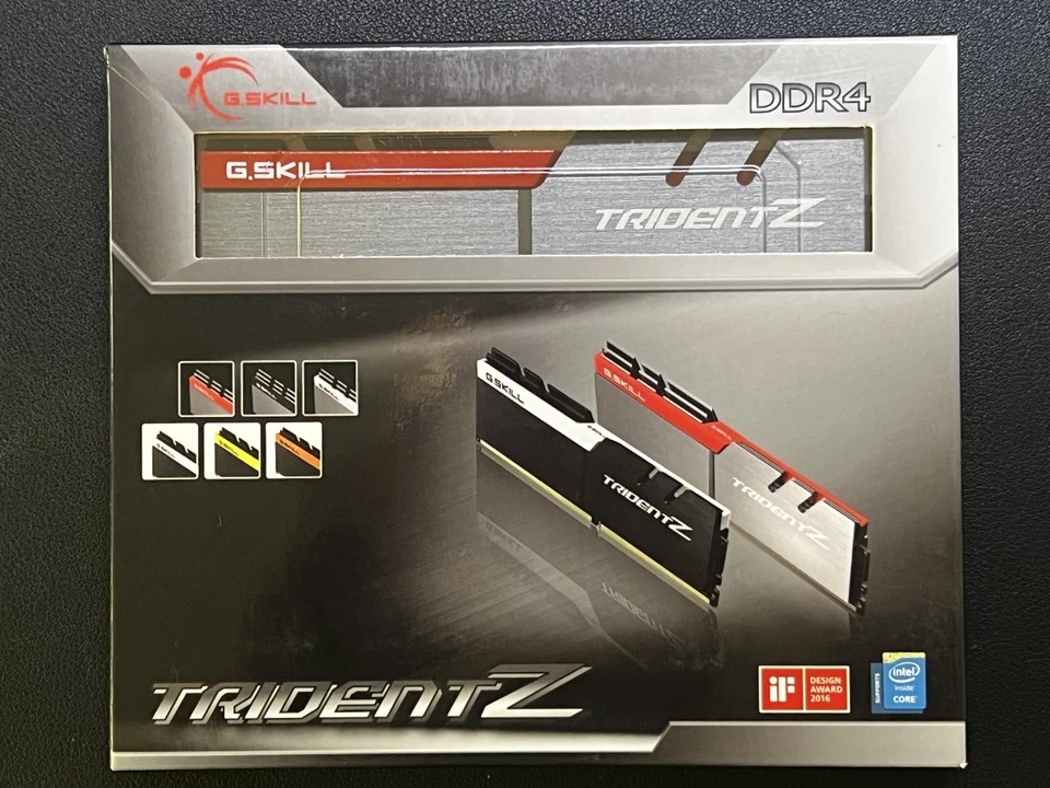 G.SKILL TridentZ 16GB (2x8GB) DDR4 3200MHz PC4-25600 Desktop RAM F4-3200C15D-16G - Image 2 of 3