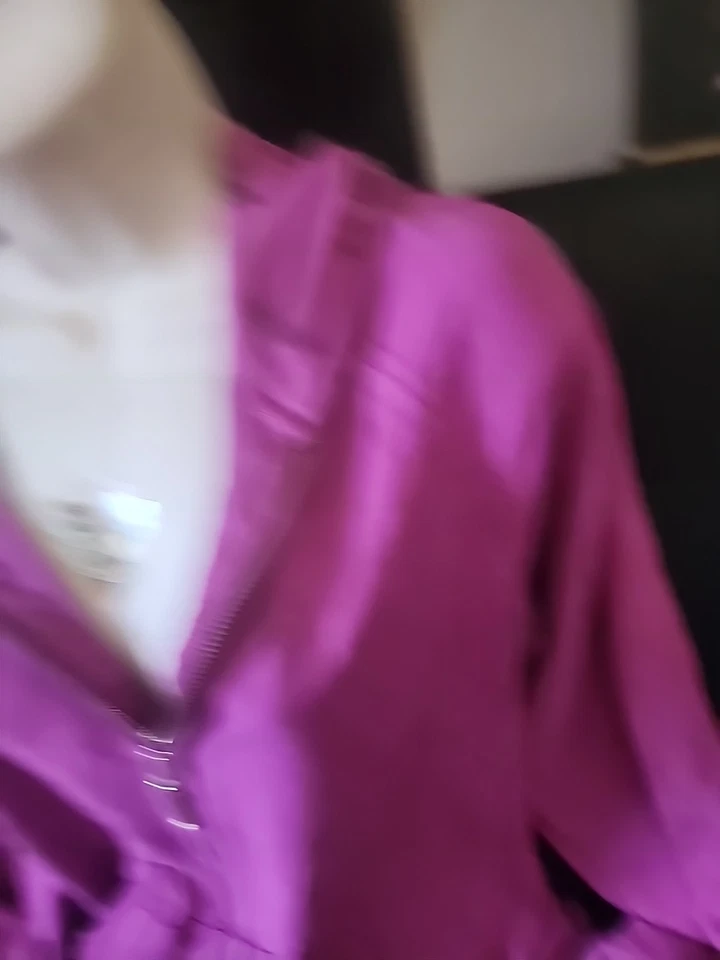 Womens XL Purple Hoodie And Sweat Shorts Set - Image 4 of 4