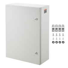 VEVOR Cold Rolled Steel Electrical Enclosure Box 27.6x 19.7x 9.8 in Wall Mounted
