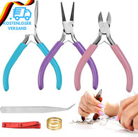 Schmuckzangen Set Zangenset Schmuck Rundzange Schmuckherstellung Spitzzange Klei