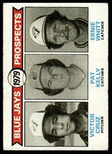 1979 Topps #714 Blue Jays 1979 Prospects (Victor Cruz / Pat Kelly / Ernie Whitt)