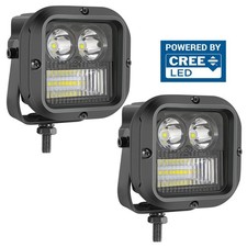 2x 3 90w Round Cree Led Off Road Driving Combo Lights Work Pods Fog 4wd Utv 12v 2x 3 90w Round Cree Led Off Road Driving Combo Lights Work Pods Fog 4wd Utv 12v