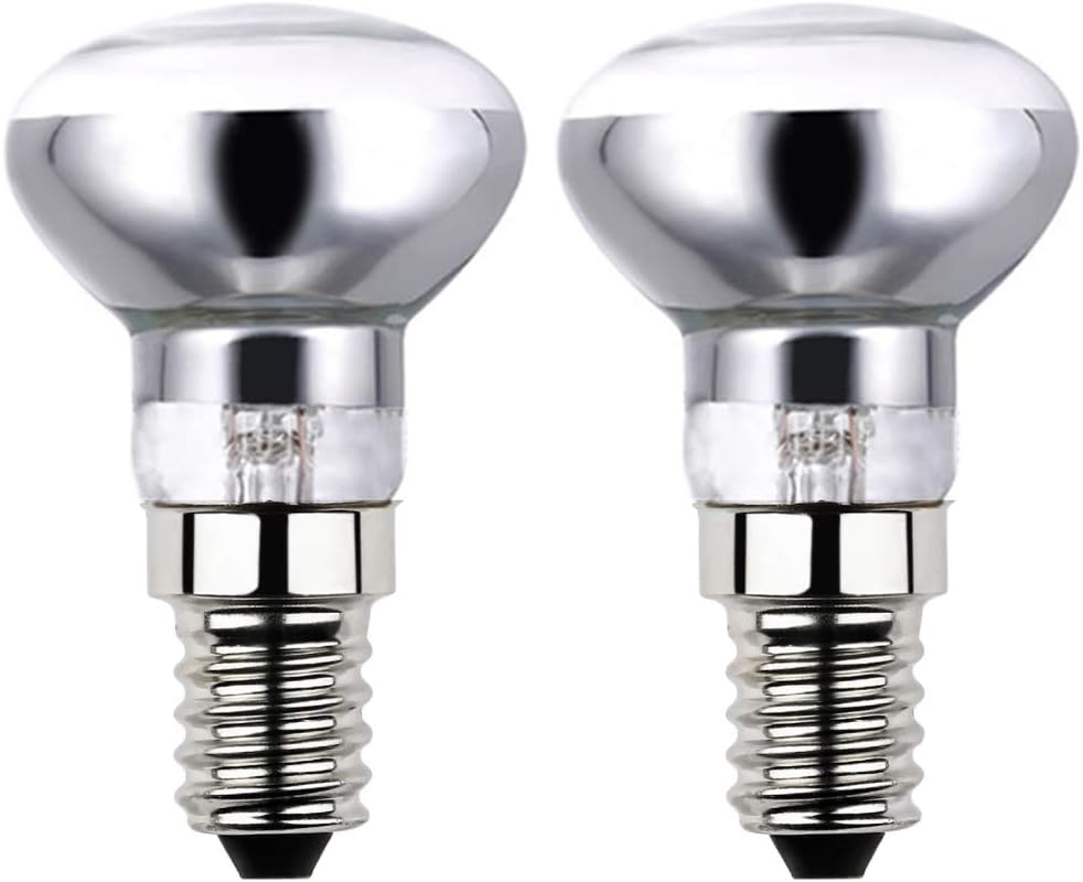 Sunnylinn 2X R39 E14 25W Lava Lamp Bulbs 240V, Small Edison Screw SES Reflector