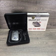 Escort Passport 8500 X50 Red Radar Detector Complete W/ Case Box - Tested