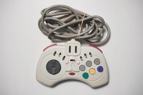 Sega Saturn Hudson SBOM Joy Card HC-735 White Controller boxed US Seller