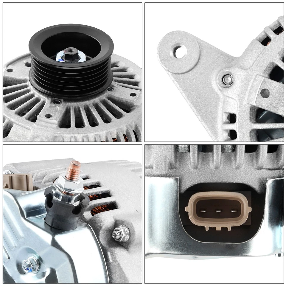 Alternator 13844A For Lexus RX300 1999-2003 Toyota Highlander 2001-2003 V6 3.0L - Image 2 of 4