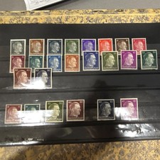 Briefmarken Deutsches Reich Ostland Ukraine Besetzungsausgaben Satz 2. Weltkrieg