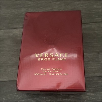 Versace Eros Flame Eau de Parfum Spray, Regular Size 100 mL / 3.4 US fl oz