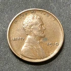 1910 Lincoln Wheat Small Cent Penny, Business Strike, Philadelphia BN
