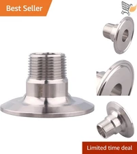 Sanitary Stainless Steel Tri Clamp to 3/4" NPT Male Adapter Beer Brewing Food