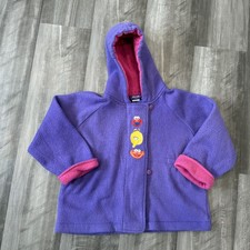 VTG 5T Sesame Street Fleece Hoodie Embroidered Sweatshirt - Elmo -Big Bird - Zoe