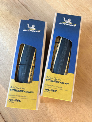 MICHELIN  POWER CUP COMPETITION LINE 700x25C Classic/Black, Faltreifen NEU, OVP!