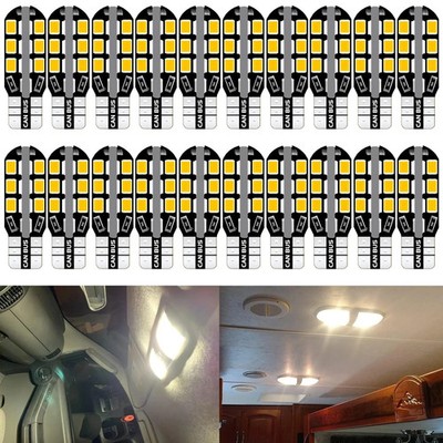- 921 922 912 RV Interior LED Light Bulbs Super Bright 24-SMD Warm White, T10...