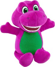 Barney World Toddler Toy 8-Inch Plush Dinosaur Character for Preschool Play