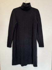 J Crew Women’s M Black Wool Blend Turtleneck Sweater Dress