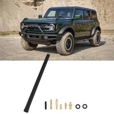 For Ford Bronco 7 Car Short Radio Stubby Antenna Replacement Mast Aluminum For Ford Bronco 7 Car Short Radio Stubby Antenna Replacement Mast Aluminum