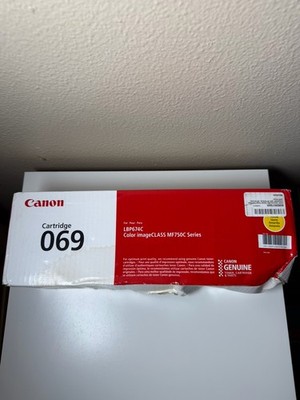 Canon 069 Cartridge Yellow - For LBP674C (Sealed)