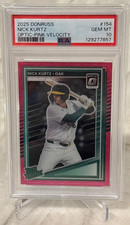 2025 Donruss Optic Nick Kurtz Pink Velocity /79 PSA 10 POP 3 🔥