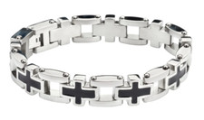 Religious Bracelet Unisex Cross Stainless Steel 219