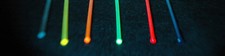 4 Fiberoptic replacement sight rods .040 thick, 1mm 4 colors 1mm Smith Truglo