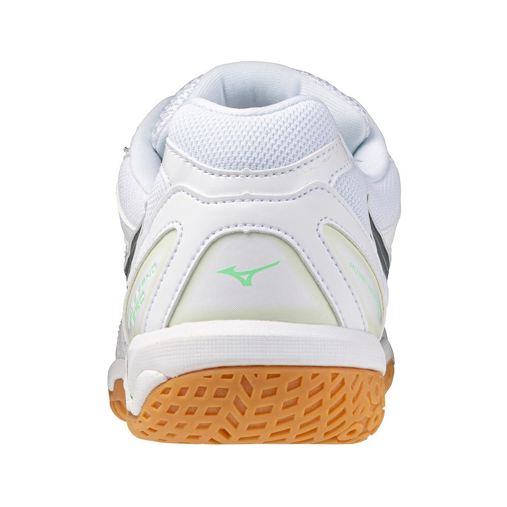 Mizuno Badminton Shoes WAVE FANG PRO White / Mint 71GA210071