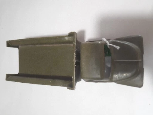 1950s Irwin Toy Truck Army Dump Truck Drab Green 10" BIG Vintage excellent shape - Image 3 of 4