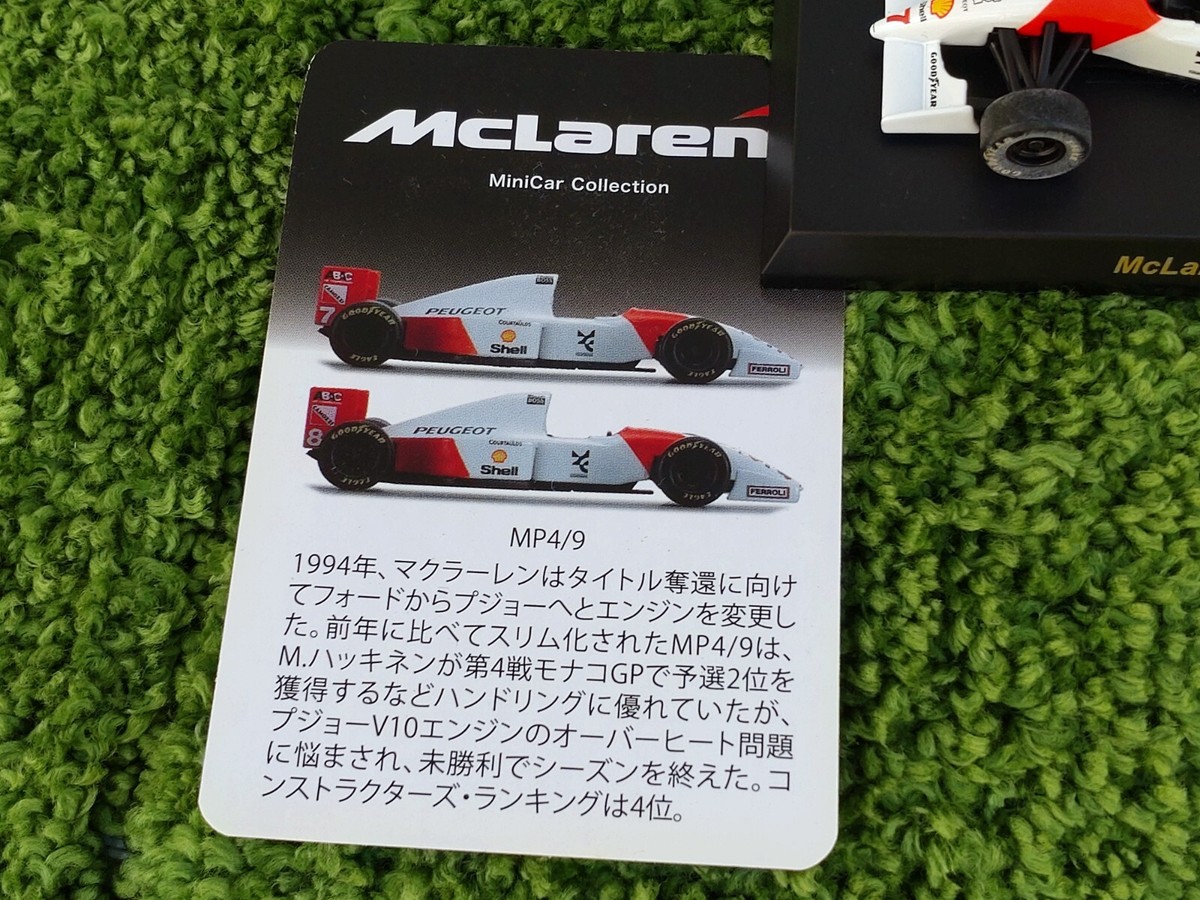 McLaren Peugeot / MP4-9 1994 / No7 / 1/64 Diecast Car