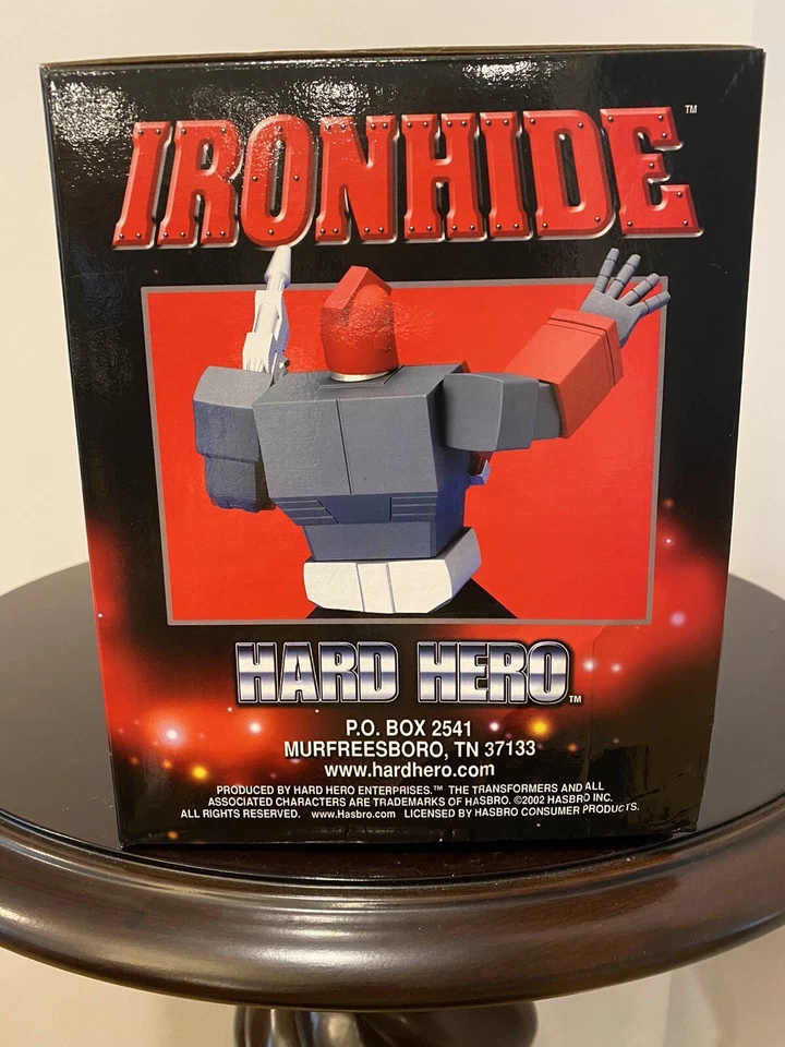 Ironhide Cold Cast Porcelain Bust Hard Hero Never Opened or Displayed (132/4000) - Image 4 of 4