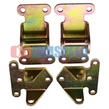 Solid Motor Engine Mount Combo SBC For Chevy Frame Mount Rat Rod Hot Street stoc