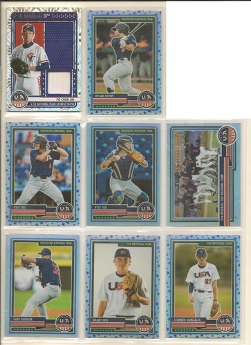 26x 2023 Panini USA Stars Stripes Autograph GU Jersey Refractor Dylan Crews Teel - Picture 2 of 3