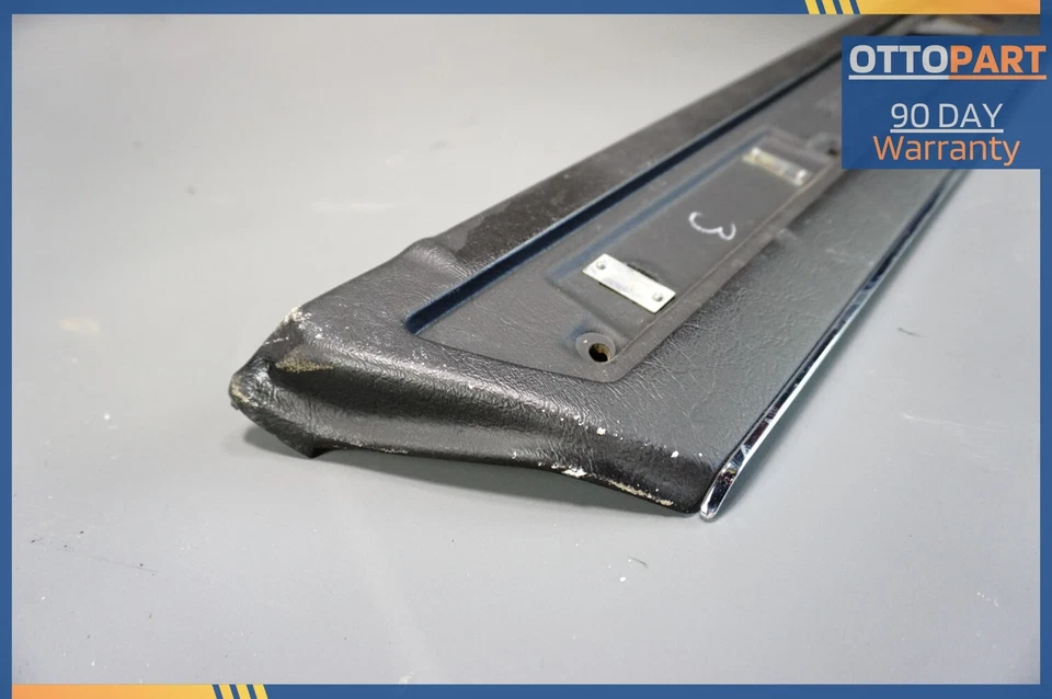 Panel de puerta trasera izquierda Jaguar XJ6 XJ40 1986-1994 Daimler Sovereign moldura superior OEM Foto 2 de 4