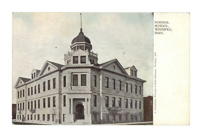 Normal School Winnipeg Manitoba, Provincial Normal School, 442 Wil- Old Photo