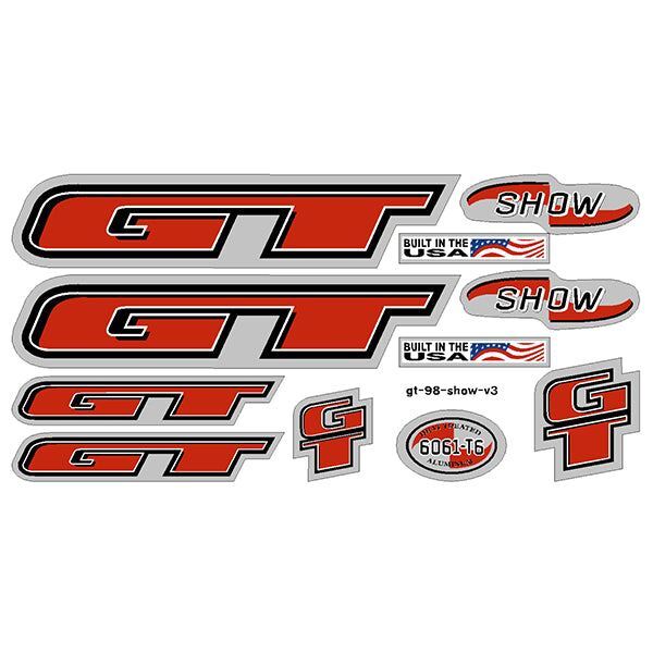 1998 GT BMX Show - decal set | eBay