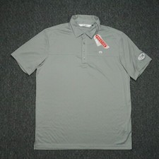 Travis Mathew Shirt Mens Extra Large Gray Player Performance Polo NWT